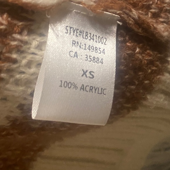 Long Fringe Bottom Tie Waist Shrug Sweater Cardigan Size XS - Picture 3 of 7